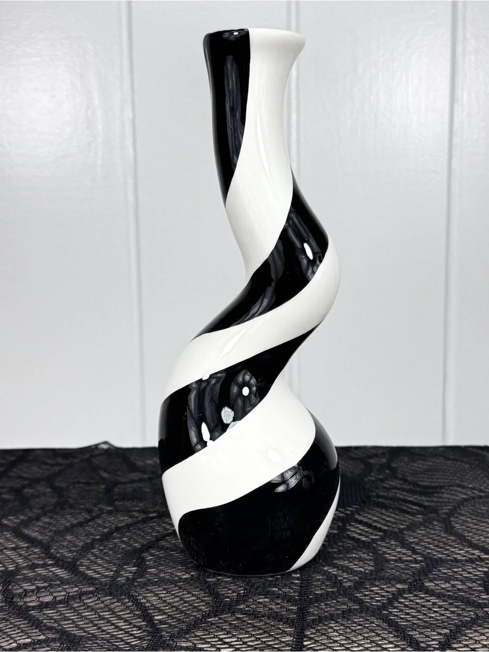 NEW Target Bullseye Playground Novelty Striped Halloween Vase